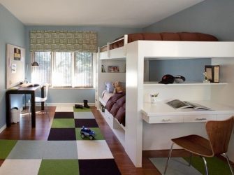Projeto do quarto das crianças para dois e três filhos de diferentes sexos - 240+ (Foto) Idéias para o zoneamento interior