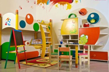 Projeto do quarto das crianças para dois e três filhos de diferentes sexos - 240+ (Foto) Idéias para o zoneamento interior