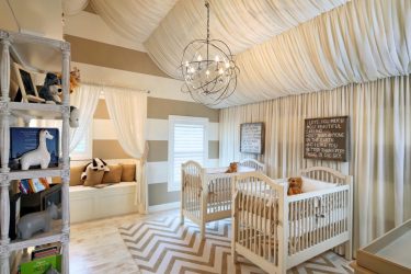 Projeto do quarto das crianças para dois e três filhos de diferentes sexos - 240+ (Foto) Idéias para o zoneamento interior
