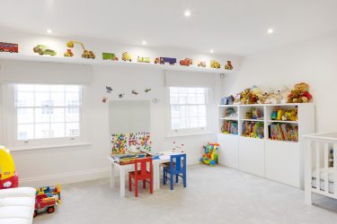 Projeto do quarto das crianças para dois e três filhos de diferentes sexos - 240+ (Foto) Idéias para o zoneamento interior