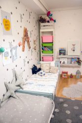 Projeto do quarto das crianças para dois e três filhos de diferentes sexos - 240+ (Foto) Idéias para o zoneamento interior
