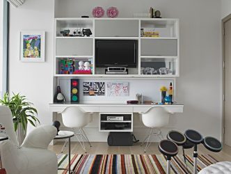 Projeto do quarto das crianças para dois e três filhos de diferentes sexos - 240+ (Foto) Idéias para o zoneamento interior