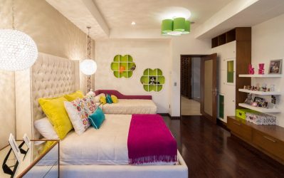 Projeto do quarto das crianças para dois e três filhos de diferentes sexos - 240+ (Foto) Idéias para o zoneamento interior