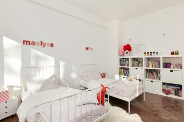 Projeto do quarto das crianças para dois e três filhos de diferentes sexos - 240+ (Foto) Idéias para o zoneamento interior