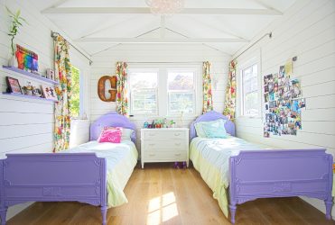 Projeto do quarto das crianças para dois e três filhos de diferentes sexos - 240+ (Foto) Idéias para o zoneamento interior