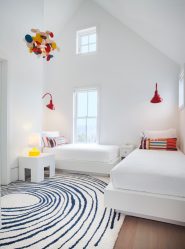 Projeto do quarto das crianças para dois e três filhos de diferentes sexos - 240+ (Foto) Idéias para o zoneamento interior