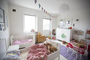 Projeto do quarto das crianças para dois e três filhos de diferentes sexos - 240+ (Foto) Idéias para o zoneamento interior