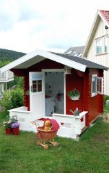 Como fazer uma casa confiável e bonita para crianças de madeira com as próprias mãos? 185+ (Fotos) Projetos para dar