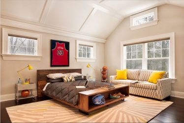 Projetar um quarto de crianças com um sofá macio: como e onde devo colocá-lo?