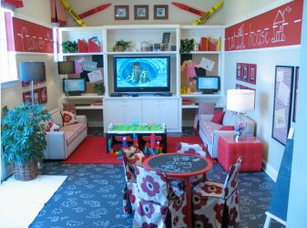Projetar um quarto de crianças com um sofá macio: como e onde devo colocá-lo?