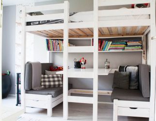 Projetar um quarto de crianças com um sofá macio: como e onde devo colocá-lo?