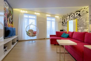 Projetar um quarto de crianças com um sofá macio: como e onde devo colocá-lo?