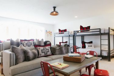 Projetar um quarto de crianças com um sofá macio: como e onde devo colocá-lo?