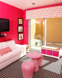 Projetar um quarto de crianças com um sofá macio: como e onde devo colocá-lo?