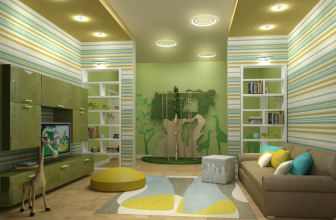 Design a children's room with a soft sofa: How and where should I put it?