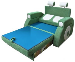Projetar um quarto de crianças com um sofá macio: como e onde devo colocá-lo?