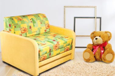 Projetar um quarto de crianças com um sofá macio: como e onde devo colocá-lo?