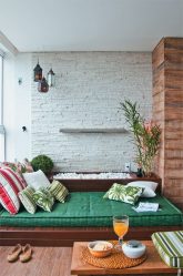 Decoração varanda em Khrushchev: 225 + (Foto) - Idéias para fazer belos desenhos