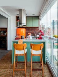 Decoração varanda em Khrushchev: 225 + (Foto) - Idéias para fazer belos desenhos