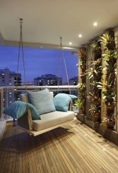 Decoração varanda em Khrushchev: 225 + (Foto) - Idéias para fazer belos desenhos
