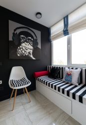 Decoração varanda em Khrushchev: 225 + (Foto) - Idéias para fazer belos desenhos