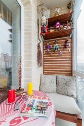 Decoração varanda em Khrushchev: 225 + (Foto) - Idéias para fazer belos desenhos