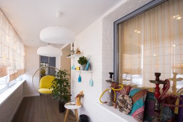 Decoração varanda em Khrushchev: 225 + (Foto) - Idéias para fazer belos desenhos