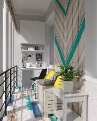 Decoração varanda em Khrushchev: 225 + (Foto) - Idéias para fazer belos desenhos