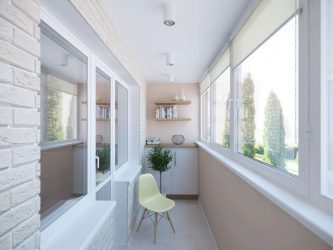 Decoração varanda em Khrushchev: 225 + (Foto) - Idéias para fazer belos desenhos
