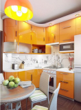 Design of small-sized kitchen in the Khrushchev: 190 + Photos of real and practical layouts