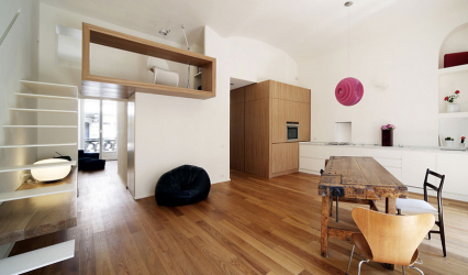 O design interior da moradia em estilo moderno: 155+ (foto) projetos para a sala de estar, cozinha, pátio