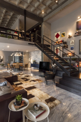 O design interior da moradia em estilo moderno: 155+ (foto) projetos para a sala de estar, cozinha, pátio