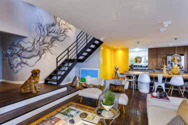 O design interior da moradia em estilo moderno: 155+ (foto) projetos para a sala de estar, cozinha, pátio
