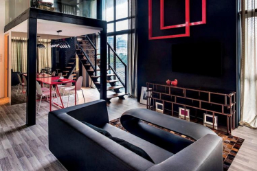 O design interior da moradia em estilo moderno: 155+ (foto) projetos para a sala de estar, cozinha, pátio