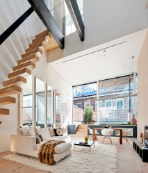 O design interior da moradia em estilo moderno: 155+ (foto) projetos para a sala de estar, cozinha, pátio