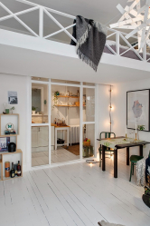 O design interior da moradia em estilo moderno: 155+ (foto) projetos para a sala de estar, cozinha, pátio