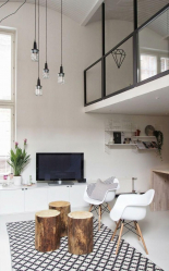 O design interior da moradia em estilo moderno: 155+ (foto) projetos para a sala de estar, cozinha, pátio