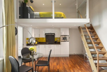 O design interior da moradia em estilo moderno: 155+ (foto) projetos para a sala de estar, cozinha, pátio