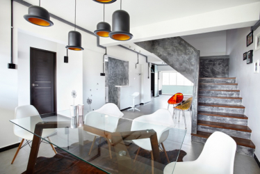 O design interior da moradia em estilo moderno: 155+ (foto) projetos para a sala de estar, cozinha, pátio