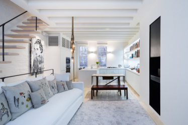 O design interior da moradia em estilo moderno: 155+ (foto) projetos para a sala de estar, cozinha, pátio