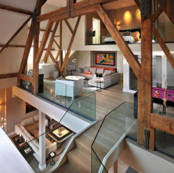 O design interior da moradia em estilo moderno: 155+ (foto) projetos para a sala de estar, cozinha, pátio