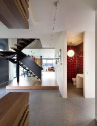 O design interior da moradia em estilo moderno: 155+ (foto) projetos para a sala de estar, cozinha, pátio