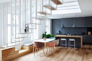 O design interior da moradia em estilo moderno: 155+ (foto) projetos para a sala de estar, cozinha, pátio