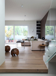 O design interior da moradia em estilo moderno: 155+ (foto) projetos para a sala de estar, cozinha, pátio