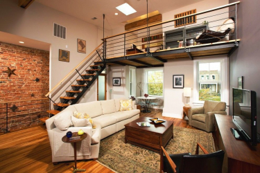 O design interior da moradia em estilo moderno: 155+ (foto) projetos para a sala de estar, cozinha, pátio