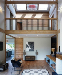 O design interior da moradia em estilo moderno: 155+ (foto) projetos para a sala de estar, cozinha, pátio
