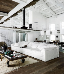 O design interior da moradia em estilo moderno: 155+ (foto) projetos para a sala de estar, cozinha, pátio