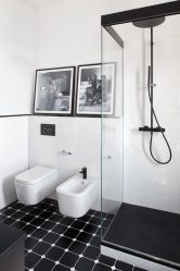 Projeto do banheiro em uma casa de madeira (mais de 200 fotos): decoração DIY (teto, piso, paredes)