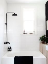Projeto do banheiro em uma casa de madeira (mais de 200 fotos): decoração DIY (teto, piso, paredes)