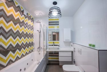 Projeto do banheiro em uma casa de madeira (mais de 200 fotos): decoração DIY (teto, piso, paredes)